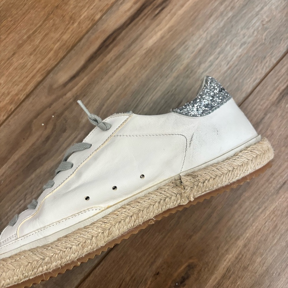 Golden Goose Glitter and Gray Star Sneakers - Picture 13 of 16